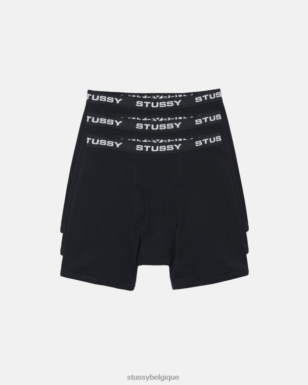 autres boxers - lot de 3 unisexe noir STUSSY V46H447