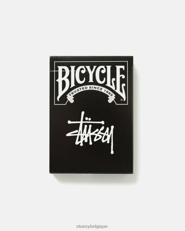autres jouer aux cartes unisexe noir STUSSY V46H414