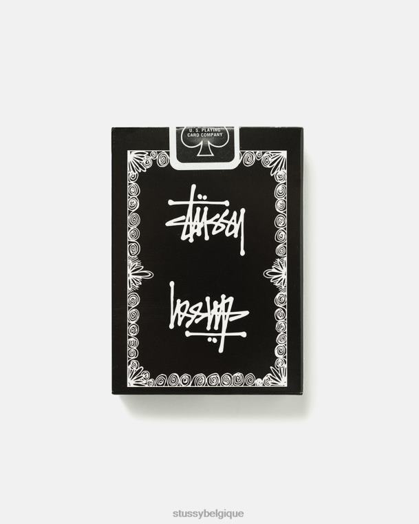 autres jouer aux cartes unisexe noir STUSSY V46H414