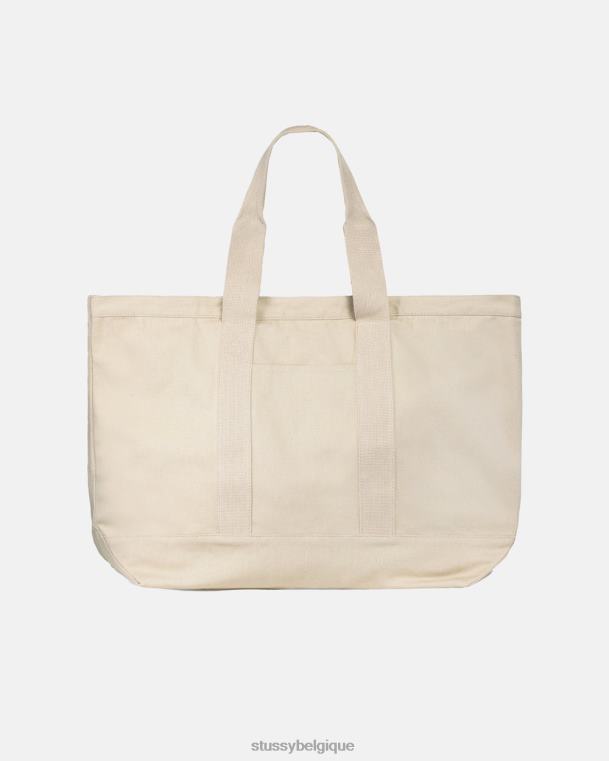 autres sac cabas extra large en toile unisexe naturel STUSSY V46H440