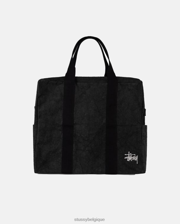 autres sac de vol en toile unisexe noir lavé STUSSY V46H442