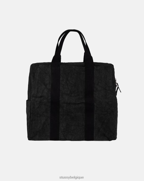 autres sac de vol en toile unisexe noir lavé STUSSY V46H442