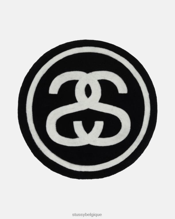 autres ss - tapis lien unisexe noir blanc STUSSY V46H426