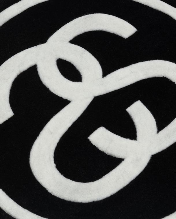 autres ss - tapis lien unisexe noir blanc STUSSY V46H426