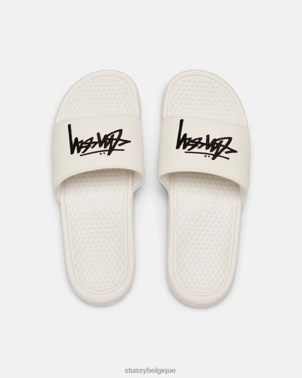 autres toboggan benassi unisexe voile/noir STUSSY X NIKE V46H521