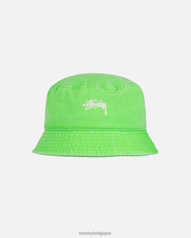 couvre-chef bob en stock délavé unisexe menthe STUSSY V46H486