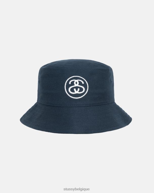 couvre-chef bob profond ss link unisexe marine STUSSY V46H491