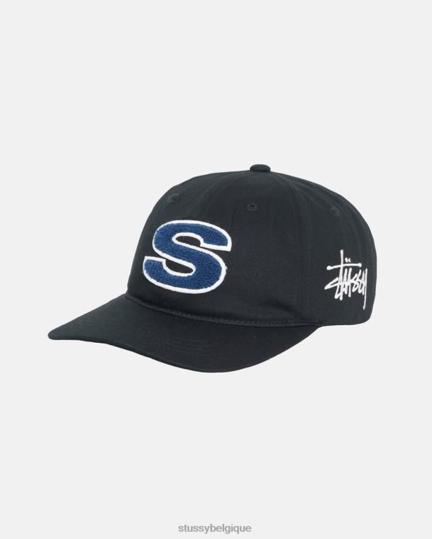 couvre-chef casquette chenille s low pro unisexe noir STUSSY V46H383