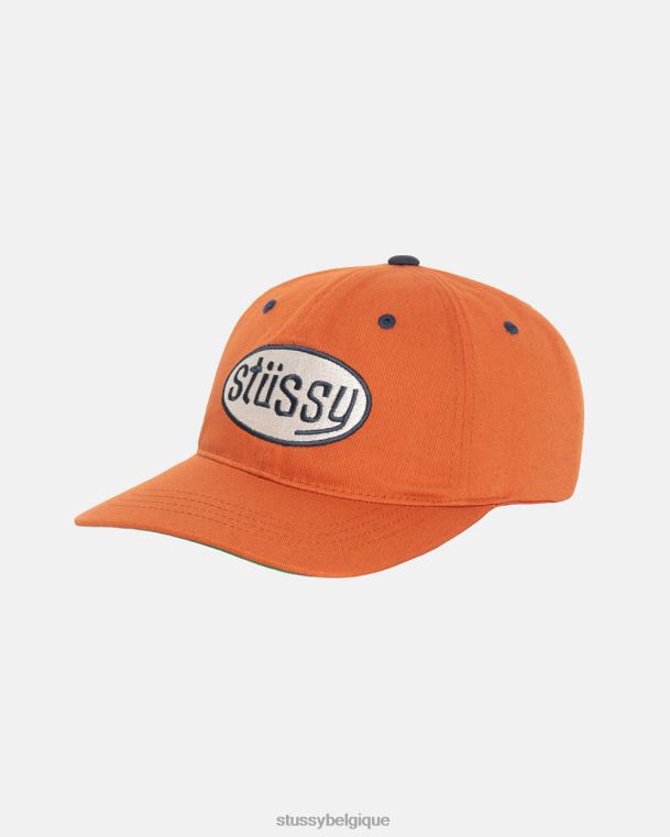 couvre-chef casquette pitstop low pro unisexe rouiller STUSSY V46H380