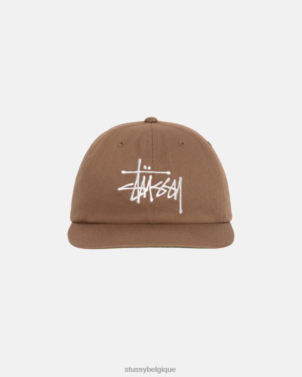 couvre-chef casquette strapback basique unisexe bronzer STUSSY V46H403