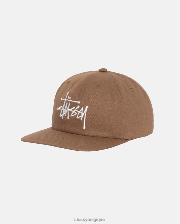 couvre-chef casquette strapback basique unisexe bronzer STUSSY V46H403