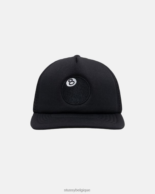 couvre-chef casquette trucker 8 boules unisexe noir STUSSY V46H371