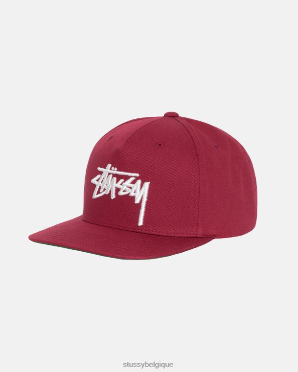 couvre-chef grand chapeau de couronne de point de stock unisexe baie STUSSY V46H408