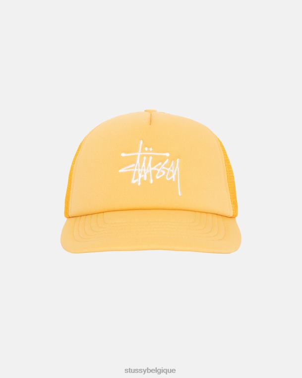 couvre-chef grande casquette de camionneur de base unisexe or STUSSY V46H377