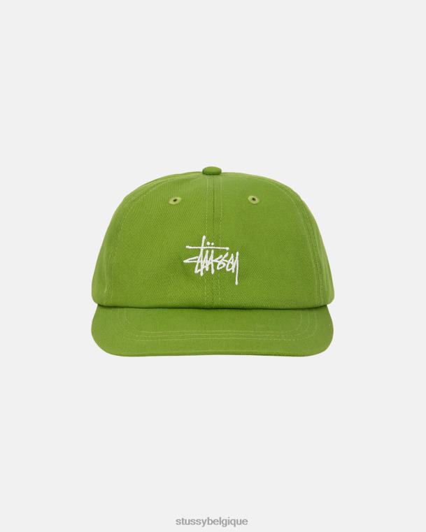 couvre-chef stock de base faible casquette pro unisexe herbe STUSSY V46H388