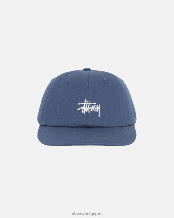 couvre-chef stock de base faible casquette pro unisexe marine STUSSY V46H385