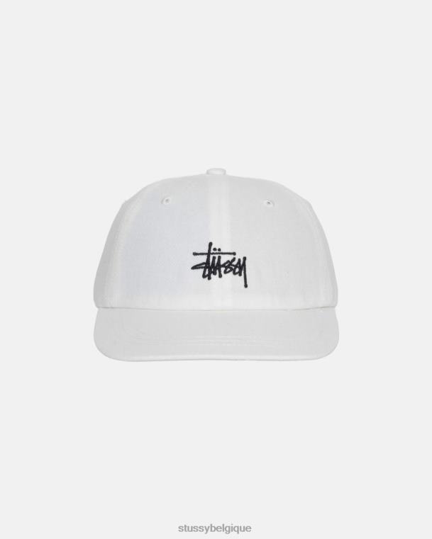 couvre-chef stock de base faible casquette pro unisexe naturel STUSSY V46H386
