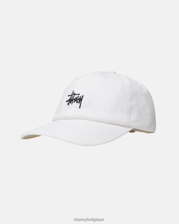 couvre-chef stock de base faible casquette pro unisexe naturel STUSSY V46H386