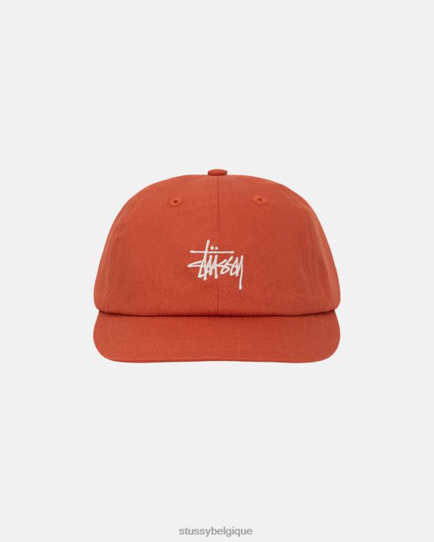 couvre-chef stock de base faible casquette pro unisexe orange poussiéreux STUSSY V46H391