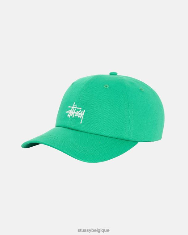 couvre-chef stock de base faible casquette pro unisexe vert STUSSY V46H390