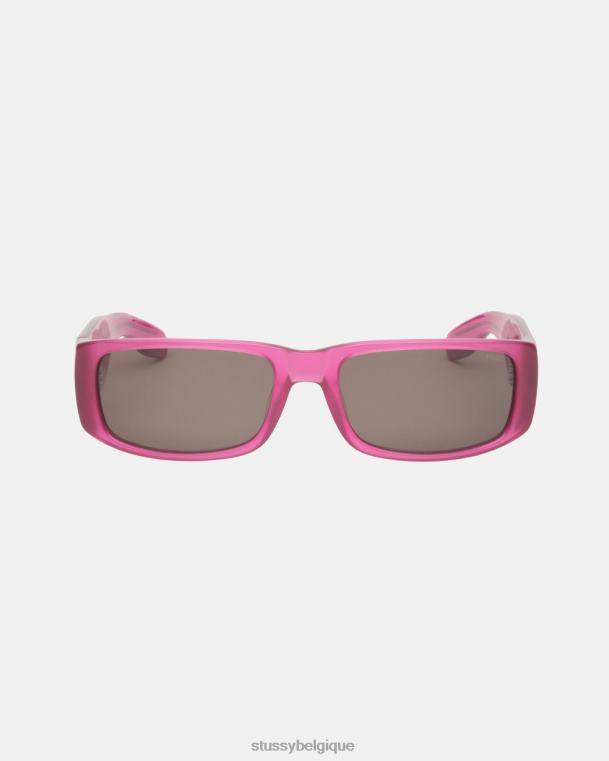 lunettes lunettes de soleil eric unisexe rose vif translucide STUSSY V46H485