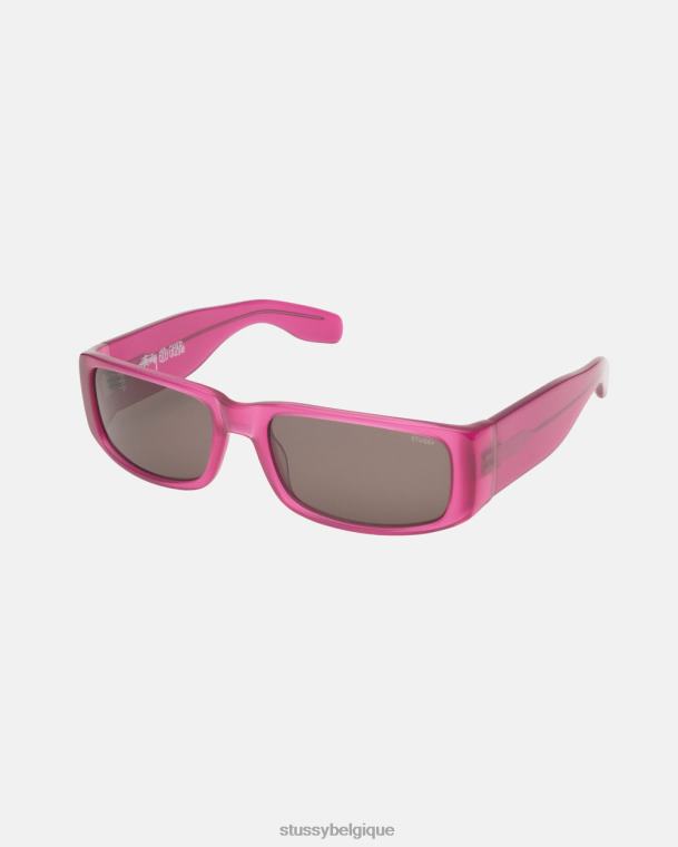 lunettes lunettes de soleil eric unisexe rose vif translucide STUSSY V46H485