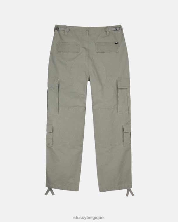 pantalon cargaison excédentaire indéchirable unisexe olive STUSSY V46H341