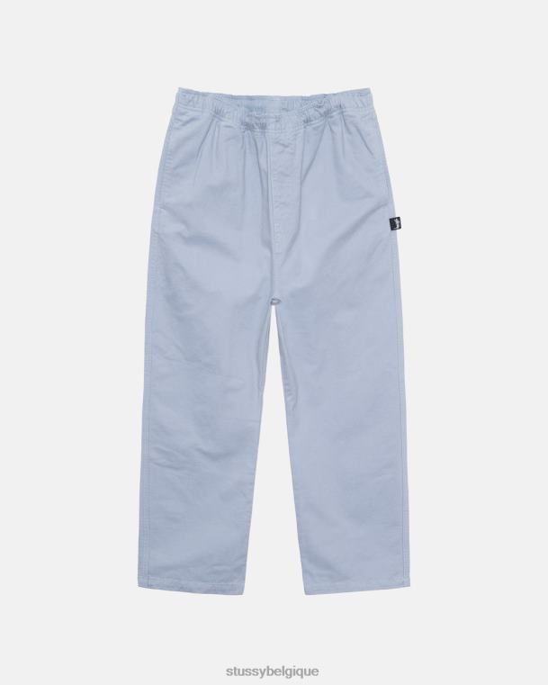 pantalon pantalon de plage brossé unisexe bleu poussiéreux STUSSY V46H318