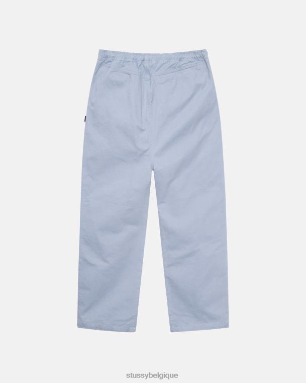 pantalon pantalon de plage brossé unisexe bleu poussiéreux STUSSY V46H318