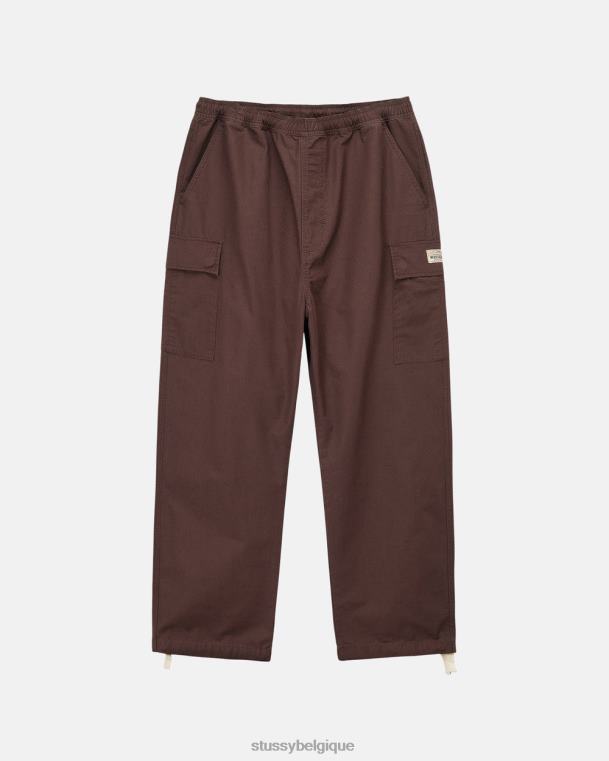 pantalon pantalon de plage cargo indéchirable unisexe brun STUSSY V46H335