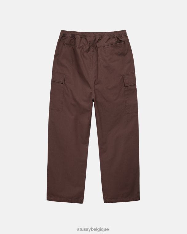 pantalon pantalon de plage cargo indéchirable unisexe brun STUSSY V46H335