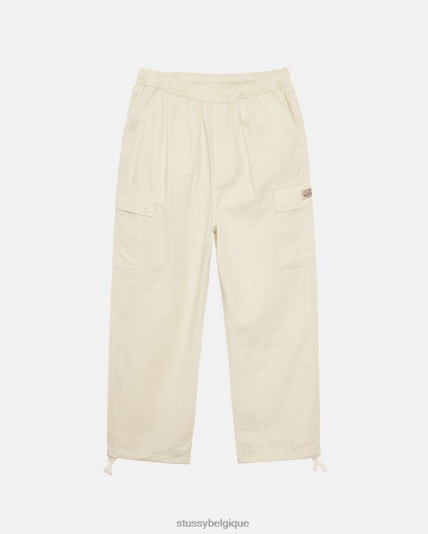 pantalon pantalon de plage cargo indéchirable unisexe crème STUSSY V46H340