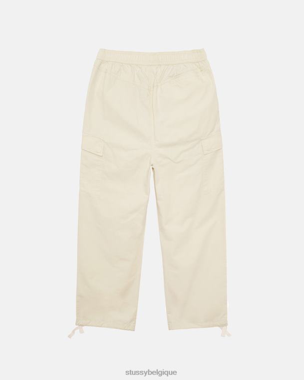 pantalon pantalon de plage cargo indéchirable unisexe crème STUSSY V46H340