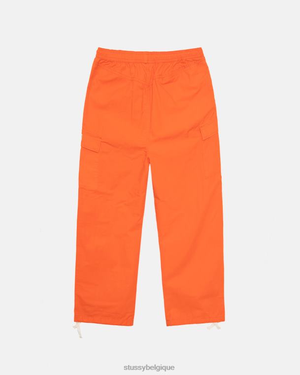 pantalon pantalon de plage cargo indéchirable unisexe orange STUSSY V46H338