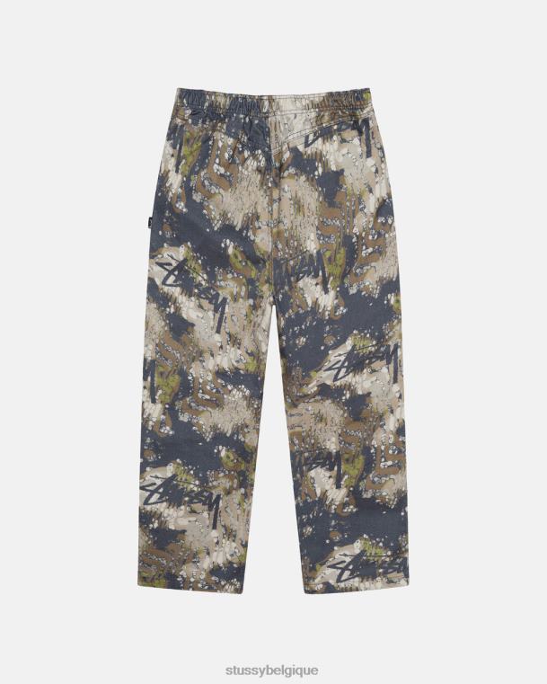 pantalon pantalon de plage voile camo unisexe terranea STUSSY V46H313