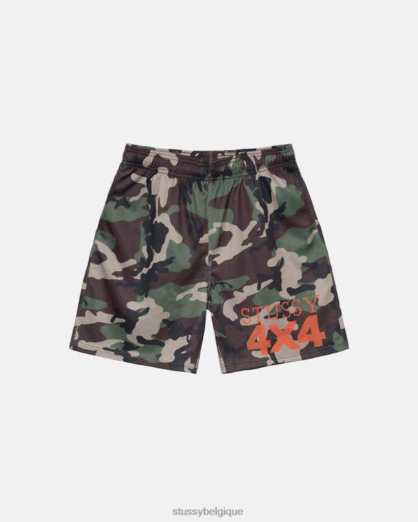 shorts Short en maille 4x4 unisexe camouflage STUSSY V46H302
