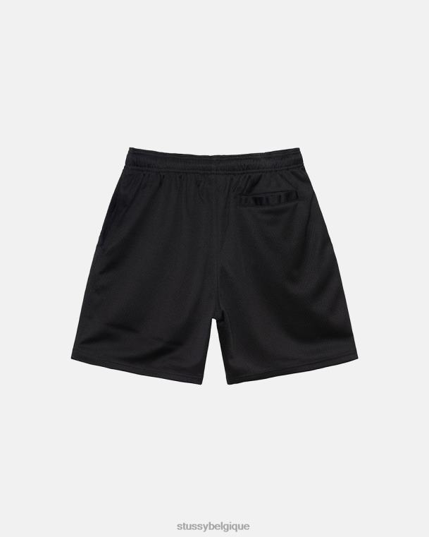shorts Short en maille 4x4 unisexe noir STUSSY V46H301