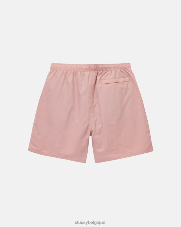 shorts grand short d'eau de base unisexe rose STUSSY V46H106