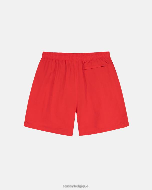shorts manque d'eau unisexe rouge vif STUSSY V46H115