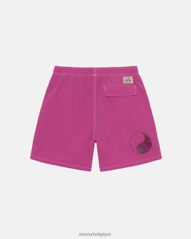 shorts notre atelier historique manque d'eau unisexe magenta STUSSY V46H94