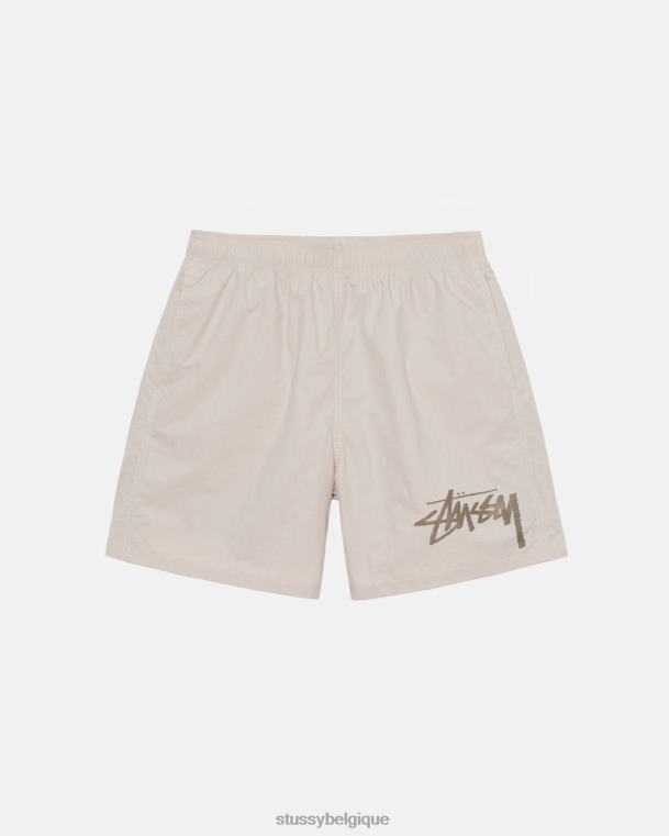 shorts notre atelier historique manque d'eau unisexe taupe STUSSY V46H95