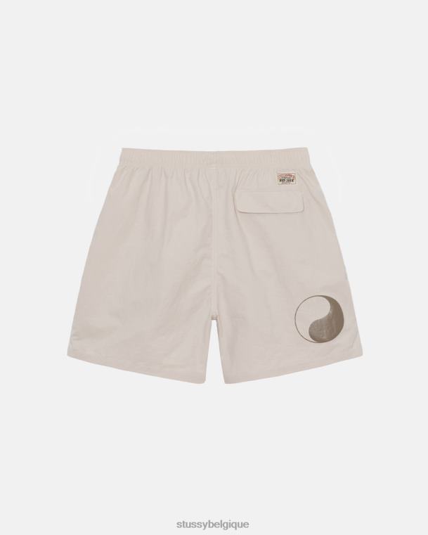 shorts notre atelier historique manque d'eau unisexe taupe STUSSY V46H95