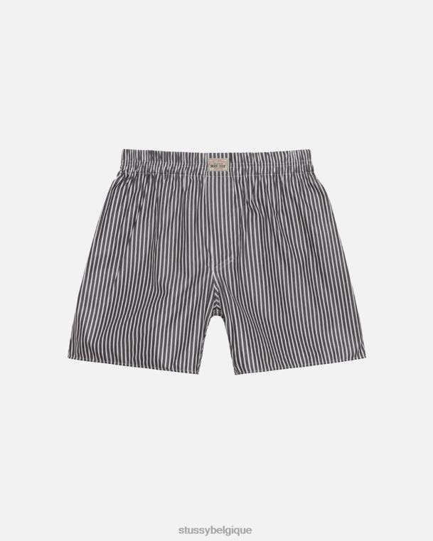shorts notre héritage work shop boxer unisexe bande commerciale noire STUSSY V46H268