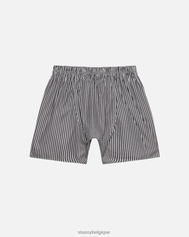 shorts notre héritage work shop boxer unisexe bande commerciale noire STUSSY V46H268