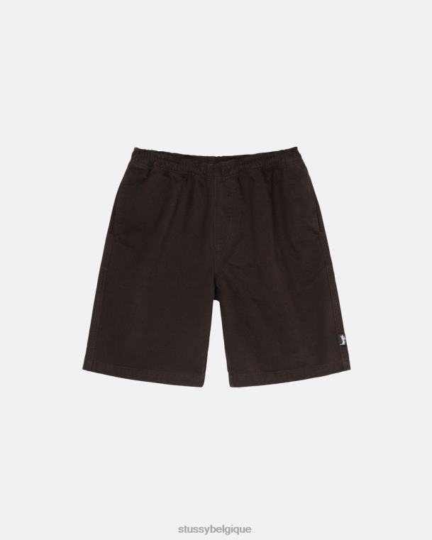 shorts short de plage brossé unisexe Expresso STUSSY V46H283