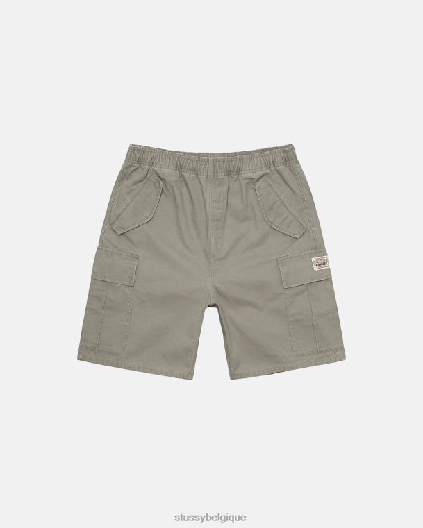 shorts short de plage cargo indéchirable unisexe olive STUSSY V46H272