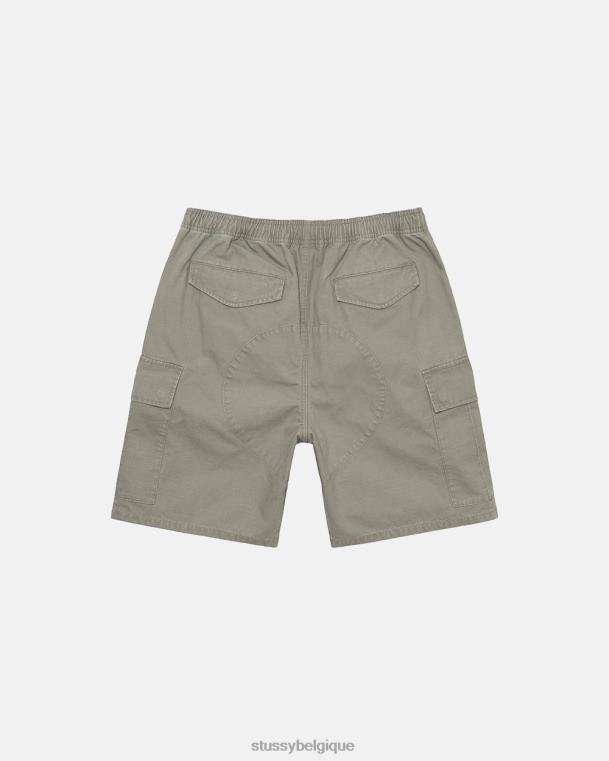 shorts short de plage cargo indéchirable unisexe olive STUSSY V46H272