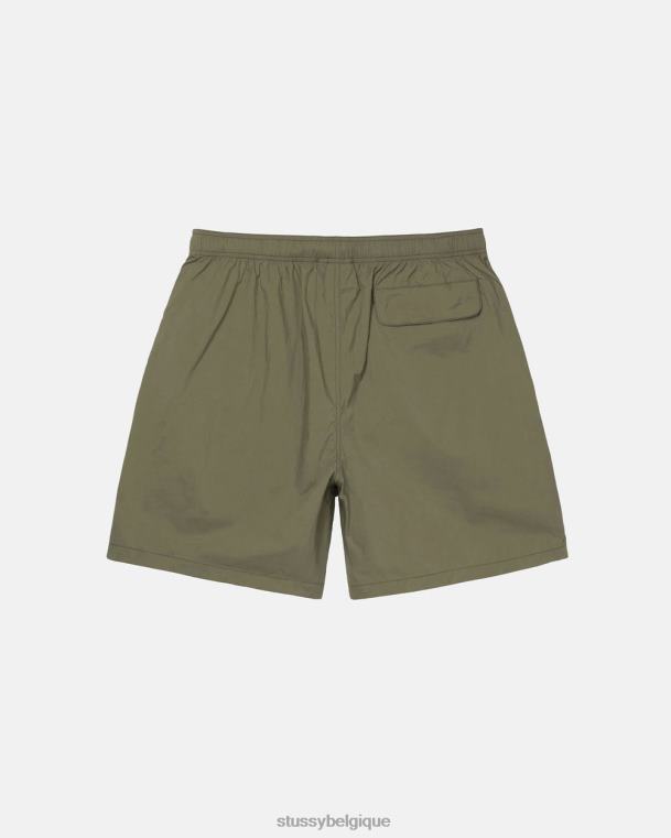 shorts short en nylon gros stock unisexe olive STUSSY V46H292