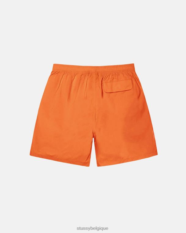 shorts short en nylon gros stock unisexe orange STUSSY V46H290