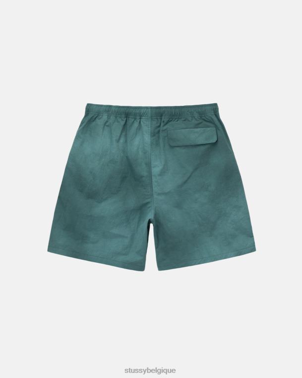 shorts short en nylon à teinture ondulée unisexe atlantique STUSSY V46H296